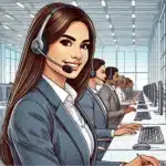 valentina, operadora call center del transporte puerta a puerta